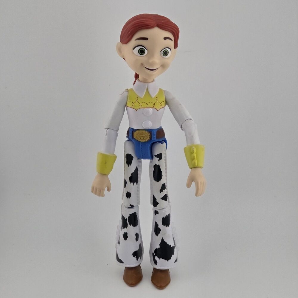 Disney Pixar Toy Story Cowgirl Jessie 9" Poseable Doll Action Figure *no hat*